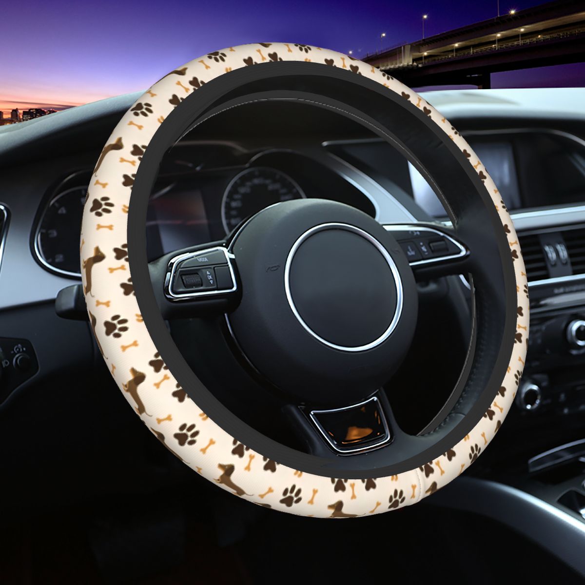 Pokrowiec na kierownicę samoch – Car Steering Wheel Cover Anti Slip Breathable recenzja i cena