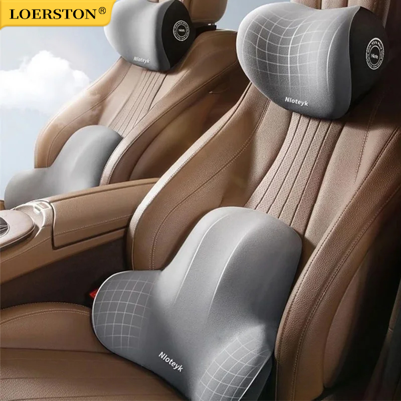 Poduszka na szyję z pianki z p – Memory Foam Car Neck Pillow Lumbar Support recenzja i cena
