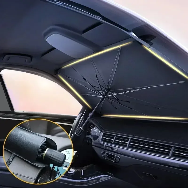 Parasolka przeciwsłoneczna do  – Car Sunshade Windshield Umbrella Foldable recenzja i cena