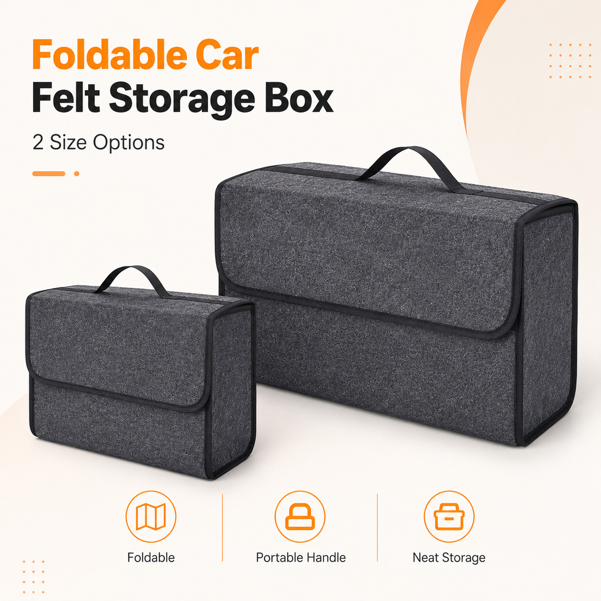 YONGRUN Składany Filcowy Organ – Car Trunk Organizer Foldable Storage Box recenzja i cena