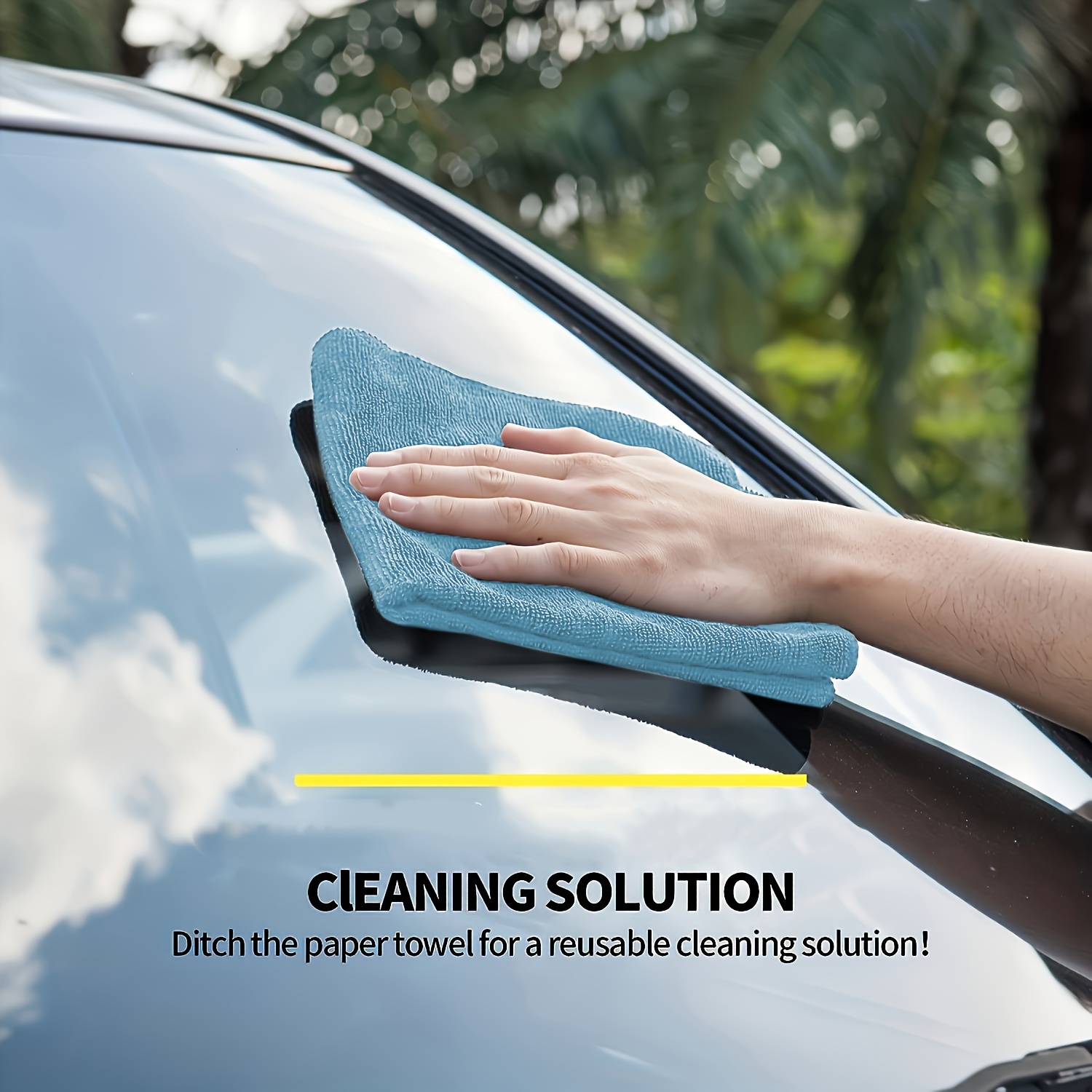 1-50 szt. Jasnoniebieska ścier – Microfiber Car Drying Towel Super Absorbent recenzja i cena